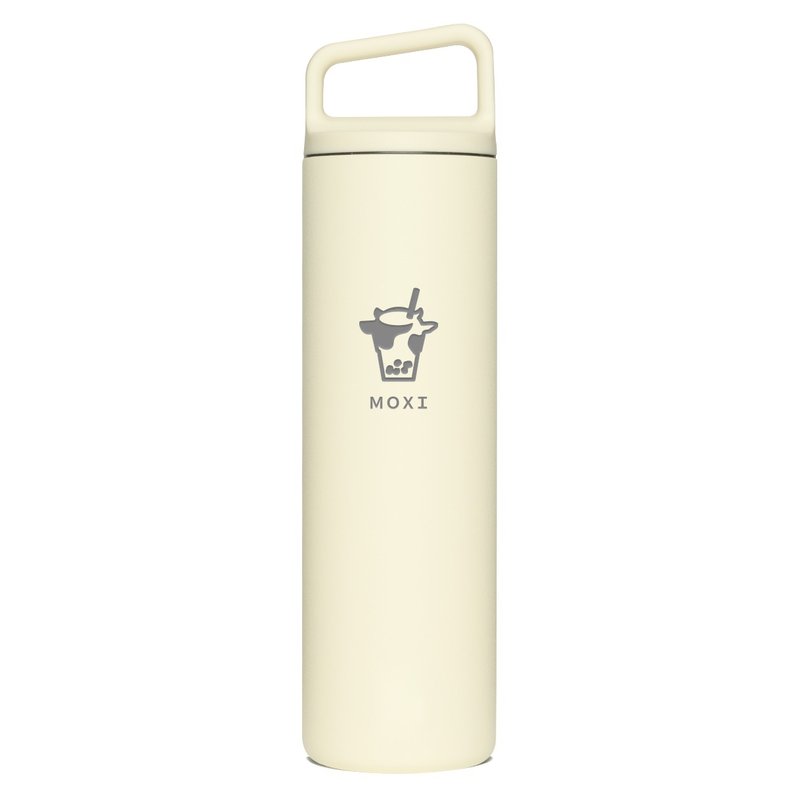 MOXI x MiiR 双层真空宽口瓶 20oz/591ml (砂岩白) - 保温瓶/保温杯 - 不锈钢 白色