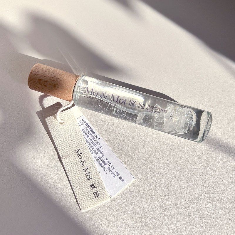 天然白水晶抹草纯露 净化能量喷雾15ml 清心净气 - 香薰/精油/线香 - 水晶 白色