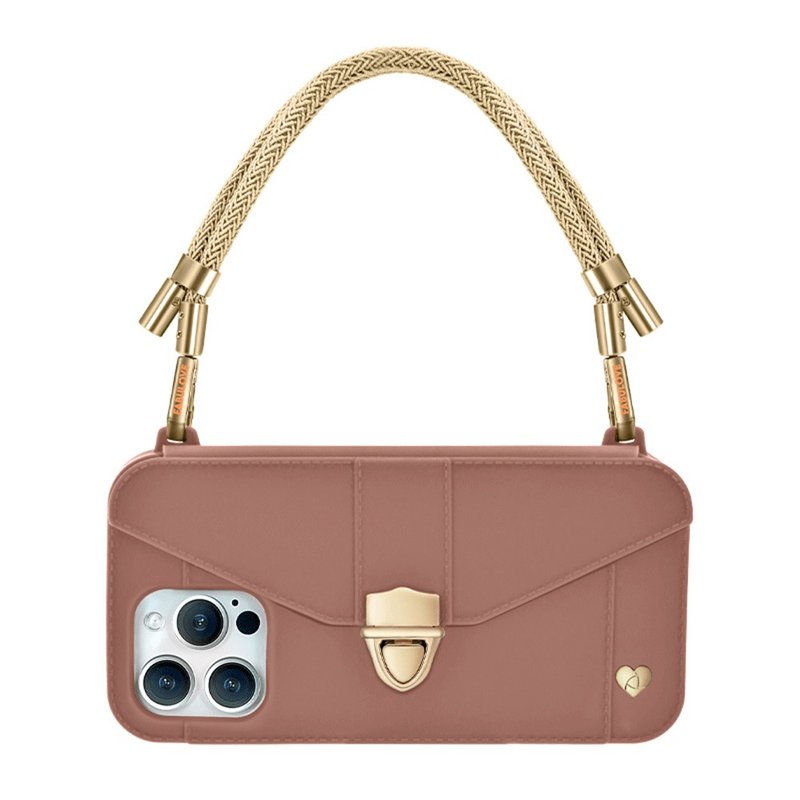 香港设计手机包-Aura【Golden Strap + Burlwood Pursecase】 - 手机壳/手机套 - 环保材料 