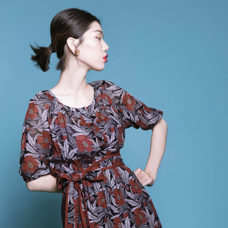 卷入眠  |  古着洋装 - 洋装/连衣裙 - 其他材质 