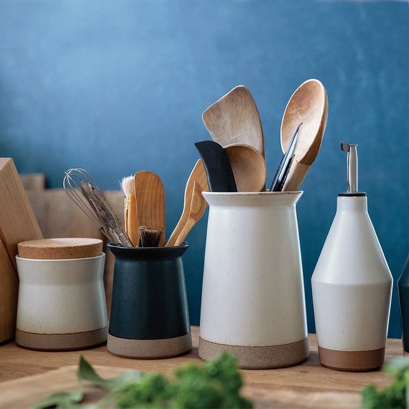 日本KINTO CERAMIC LAB陶瓷油醋罐 / 共2色 - 调味罐/酱料瓶 - 瓷 黑色