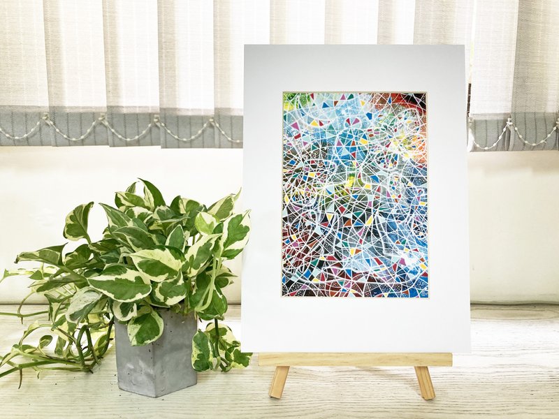 心的流动 7 l 艺术微喷 l 限量版画  Giclée Art Print - 海报/装饰画/版画 - 纸 多色