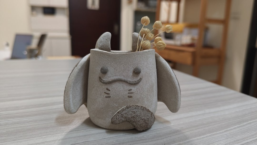 魟宝宝小盆器 - 摆饰 - 陶 灰色