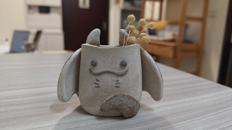 魟宝宝小盆器 - 摆饰 - 陶 灰色
