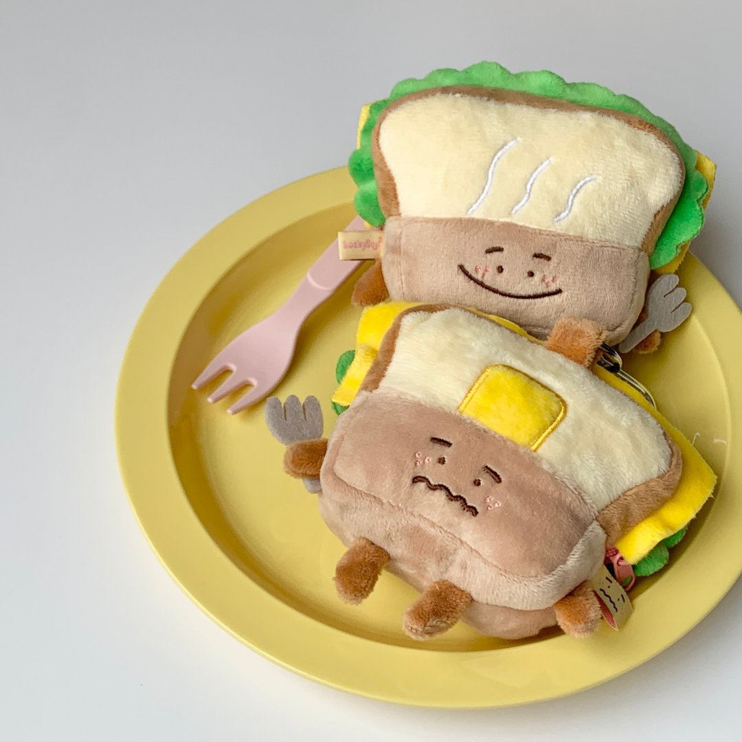 Mr.Sandwich 三明治先生零钱包耳机包小收纳包 - 收纳用品 - 聚酯纤维 