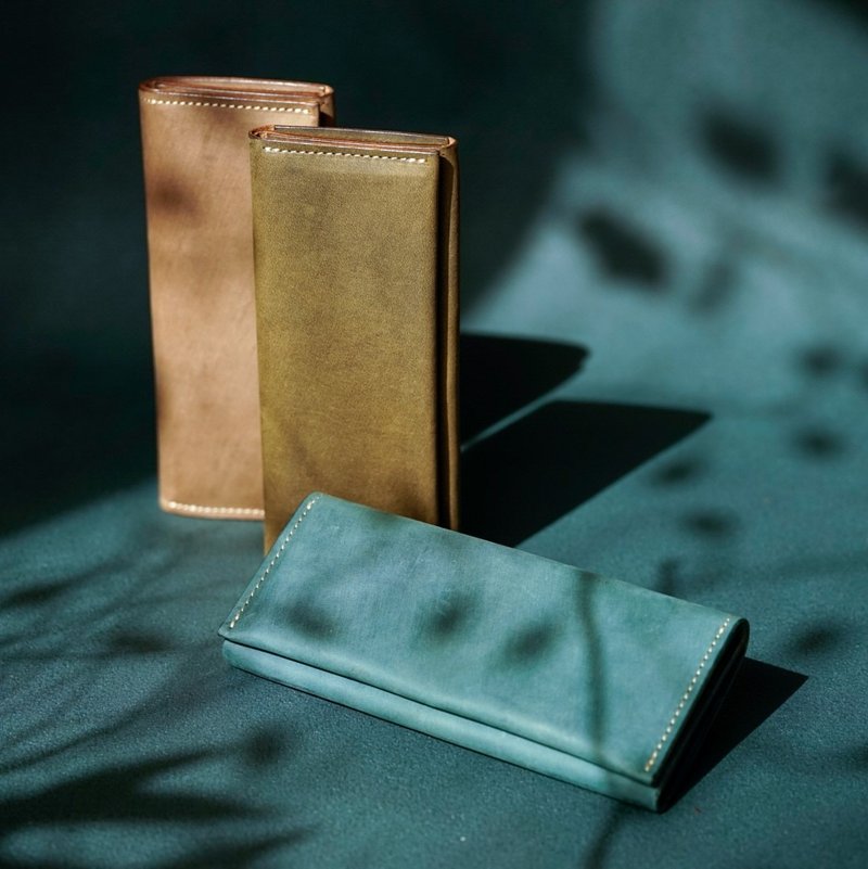 长夹No.12【Texas】 - 皮夹/钱包 - 真皮 绿色