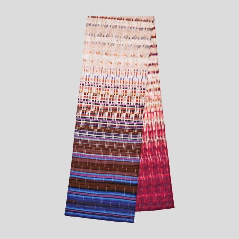 Radio City 无线电城音乐厅 棉丝围巾 - 丝巾 - 棉．麻 红色