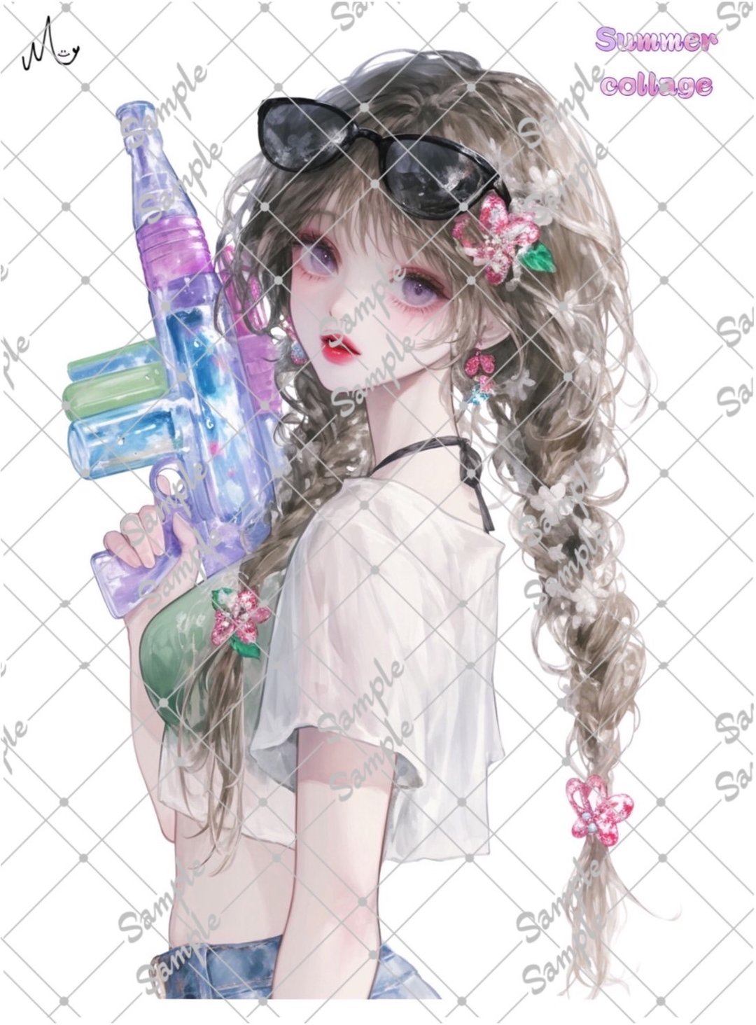 原创角色贴纸限时夏季系列至8月10日 - 贴纸 - 纸 