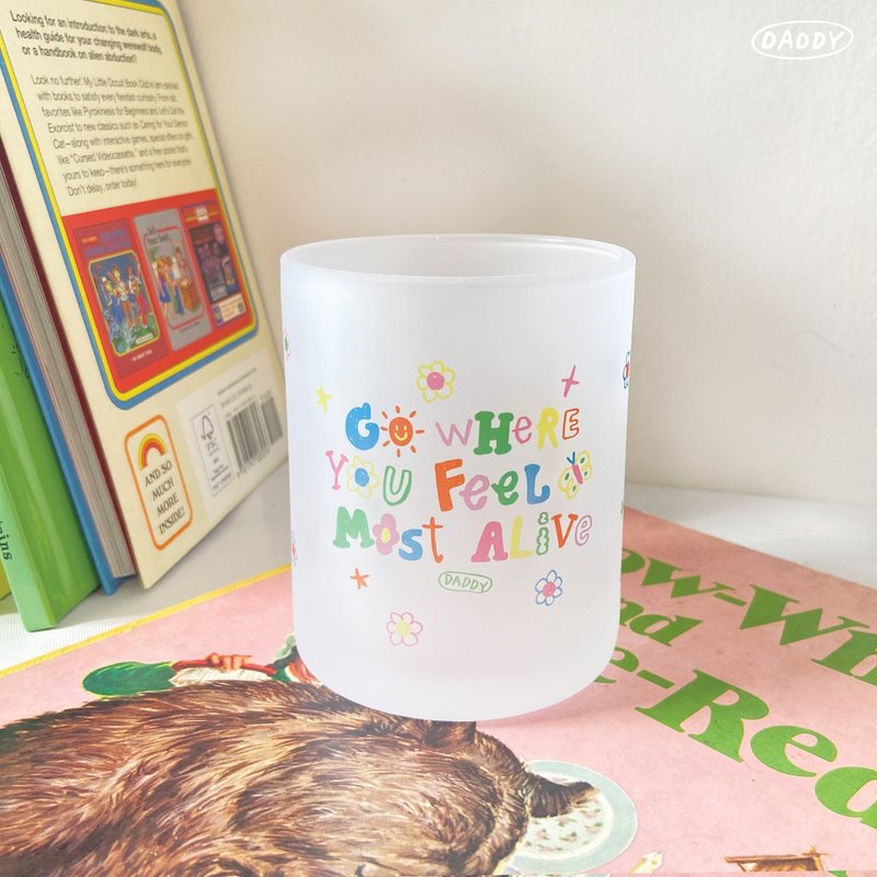 Daddy's Mug Go where you feel - 花瓶/陶器 - 玻璃 多色