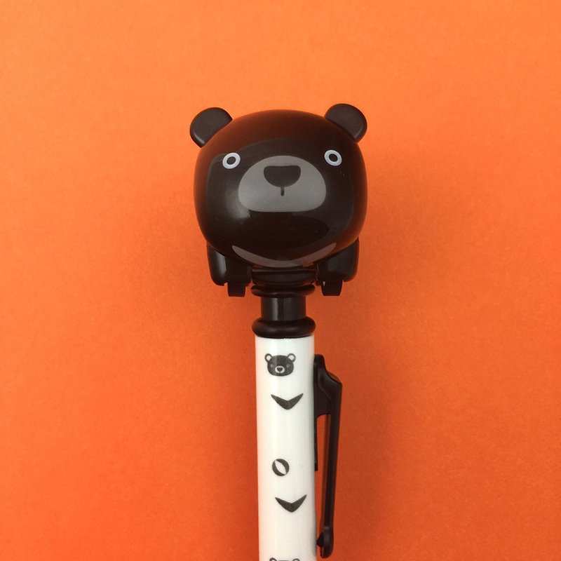 黑熊趴趴走回力车笔 - 其他书写用品 - 塑料 黑色