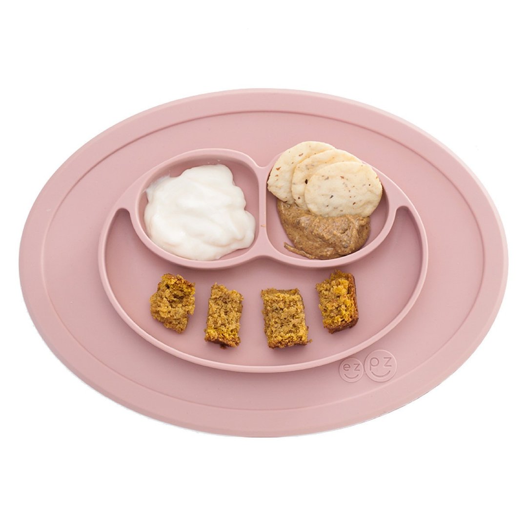 美国EZPZ 迷你餐盘-玫瑰粉 HAPPY MAT MINI 硅胶安全无毒餐具 - 其他 - 纸 粉红色