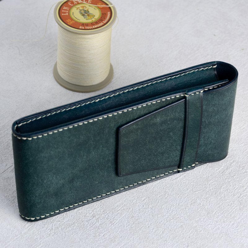 皮革笔袋 笔套 意大利植鞣革 可加购刻字 定制化 - 铅笔盒/笔袋 - 真皮 多色