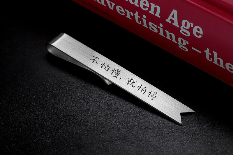 书签雕刻 - 个性化书签 - 925纯银翻书签 - 书签定制 - 书签 - 纯银 银色