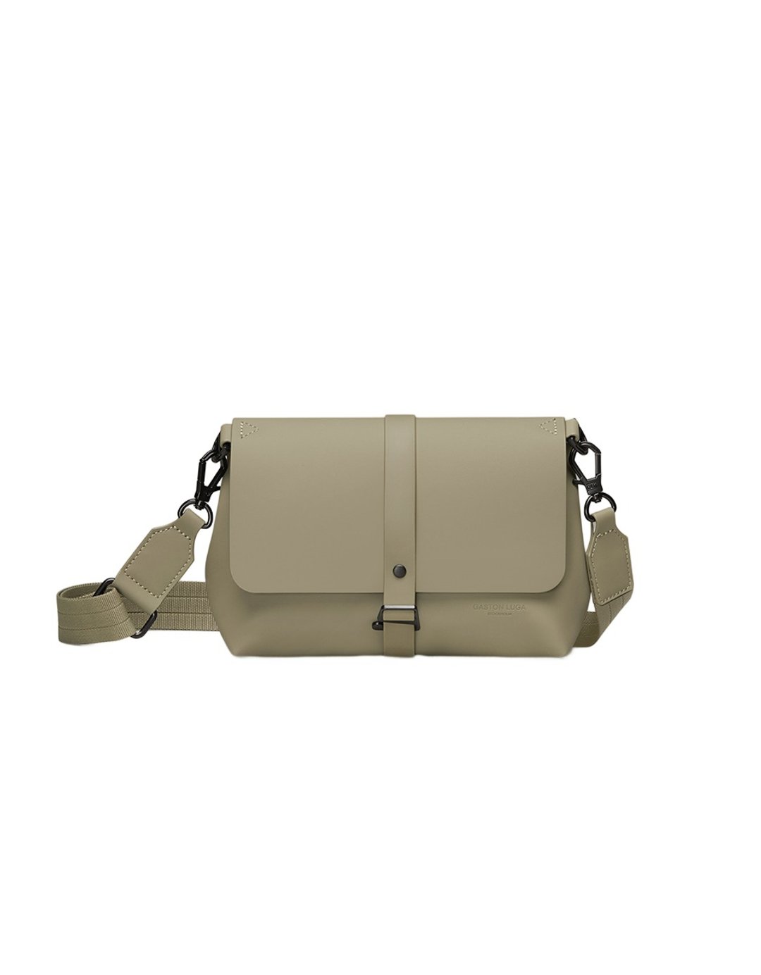 GASTON LUGA Splash Crossbody Bag斜肩/侧背包-鼠尾草绿【现货】 - 侧背包/斜挎包 - 其他材质 卡其色
