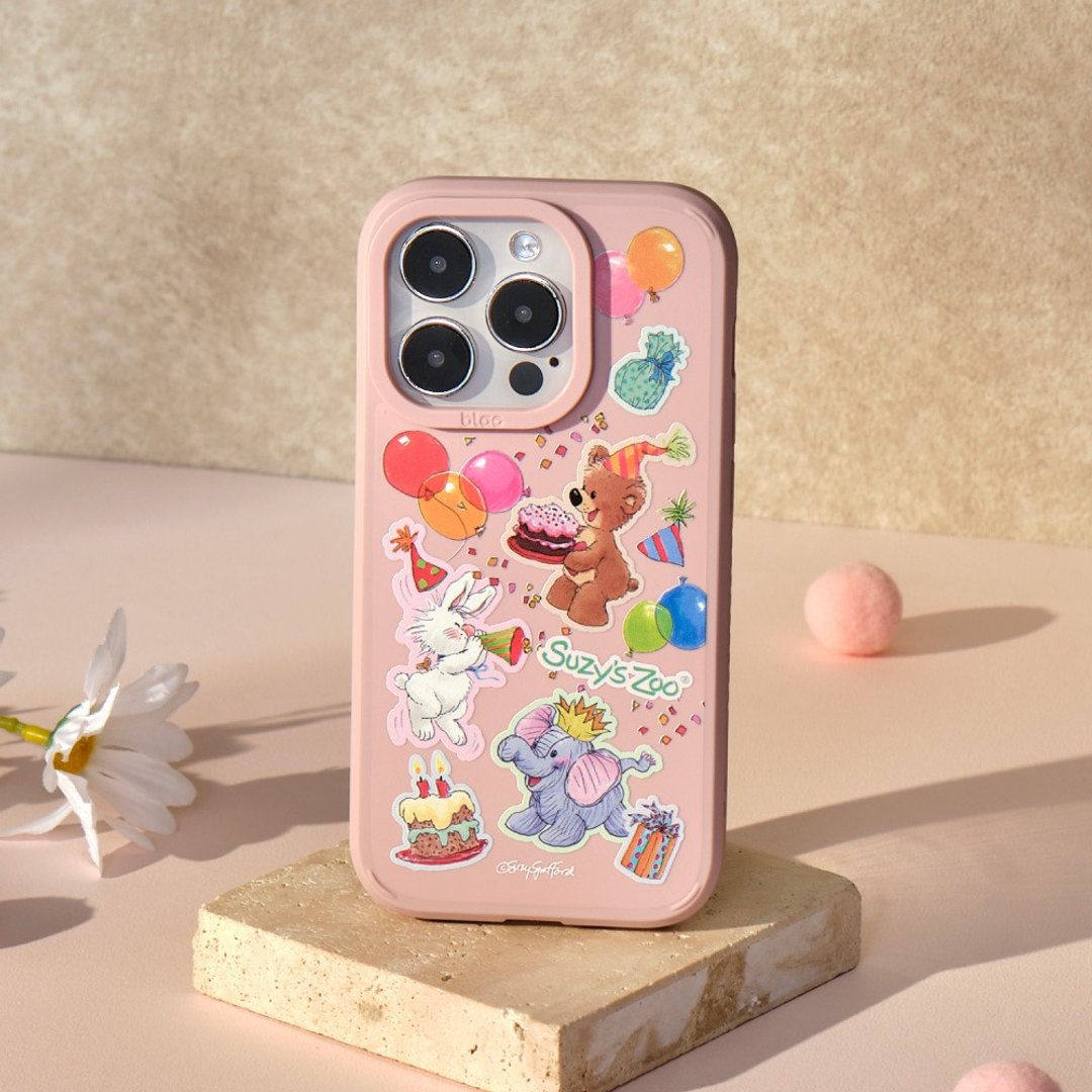 Suzy's Zoo生日派对峡谷强悍MagSafe iPhone手机壳 - 手机壳/手机套 - 塑料 透明