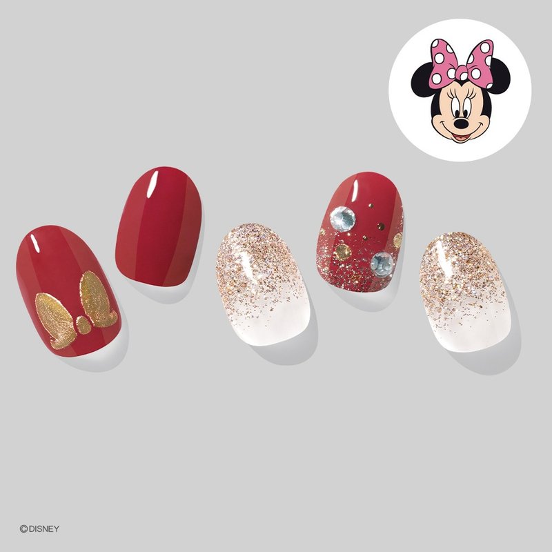 N Minnie (Red) NP-008-HC - 指甲油/指甲贴 - 其他材质 红色