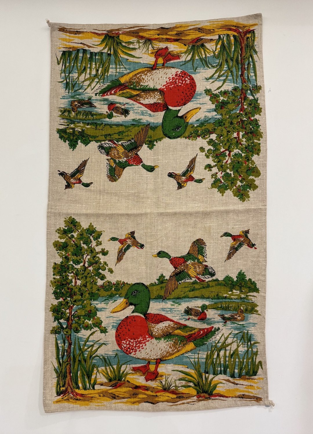 诞生年份 布历【母亲节】Duck 美国早期年份布面茶巾 系列 - 门帘/门牌 - 棉．麻 多色