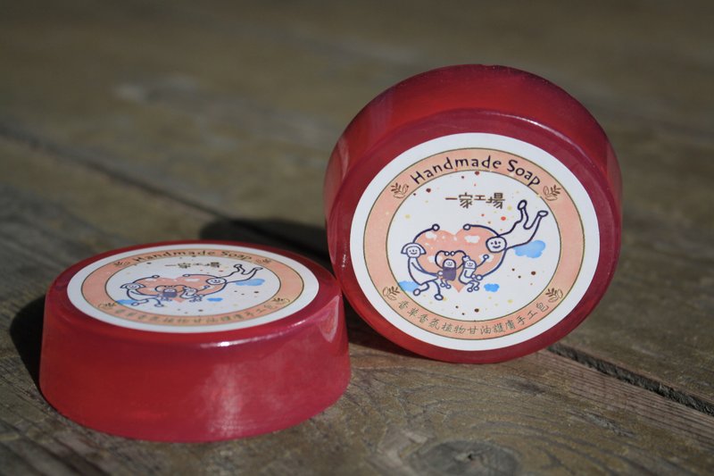 ●○心路一家○●圆形水晶皂-玫瑰 - 肥皂/手工皂 - 棉．麻 