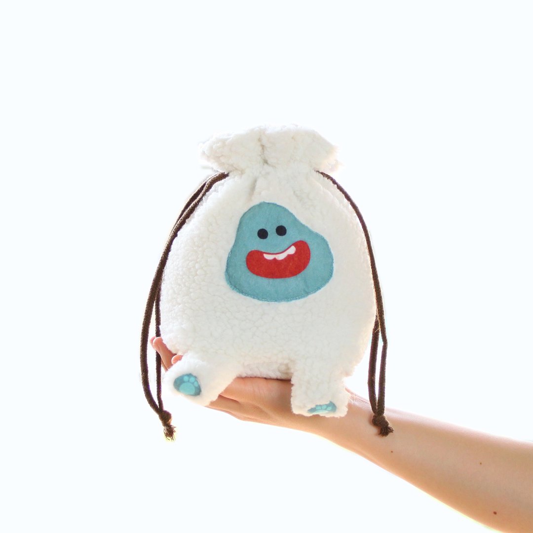 Yeti Pouch - 化妆包/杂物包 - 聚酯纤维 白色