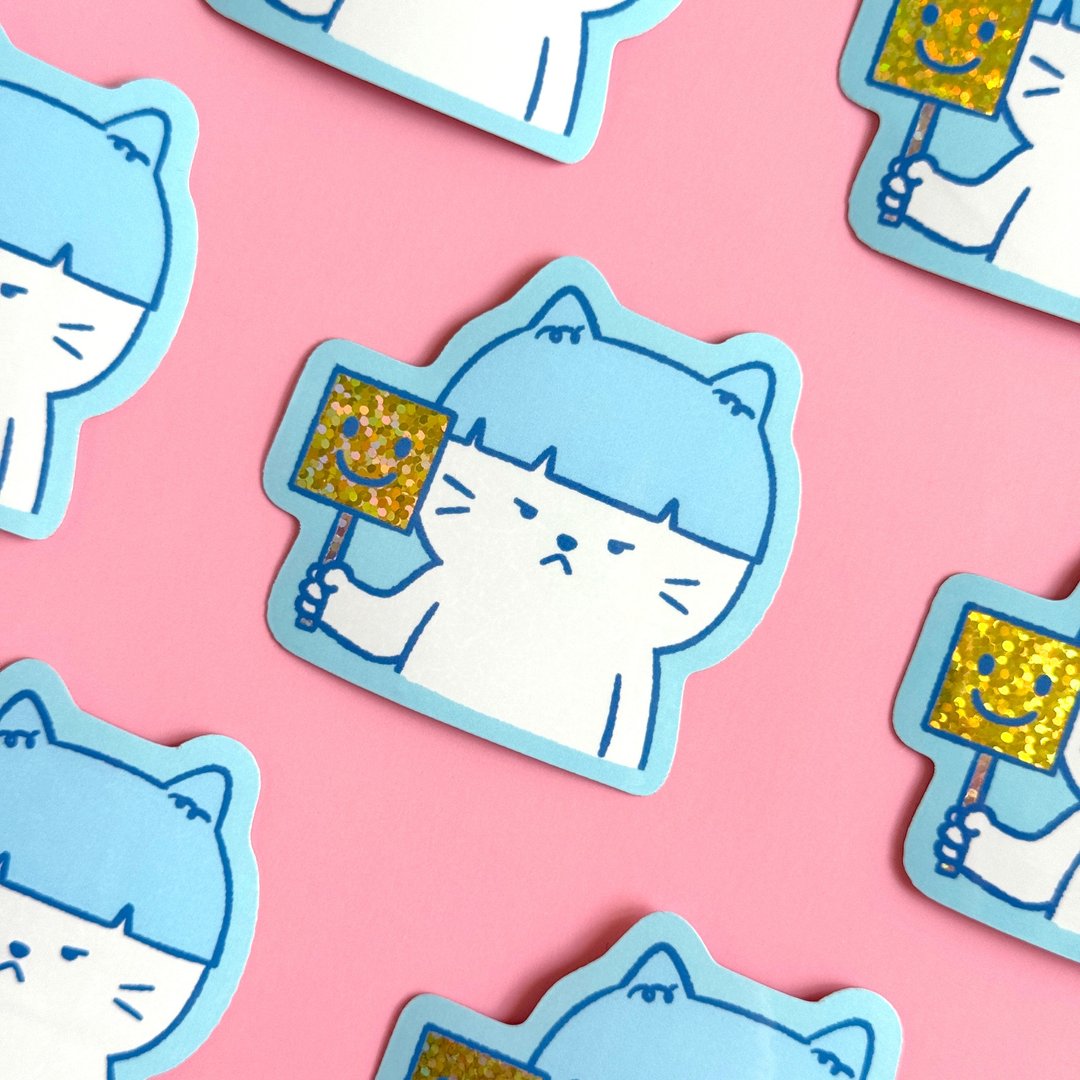 Grumpy Cat 切割贴纸 - 贴纸 - 防水材质 