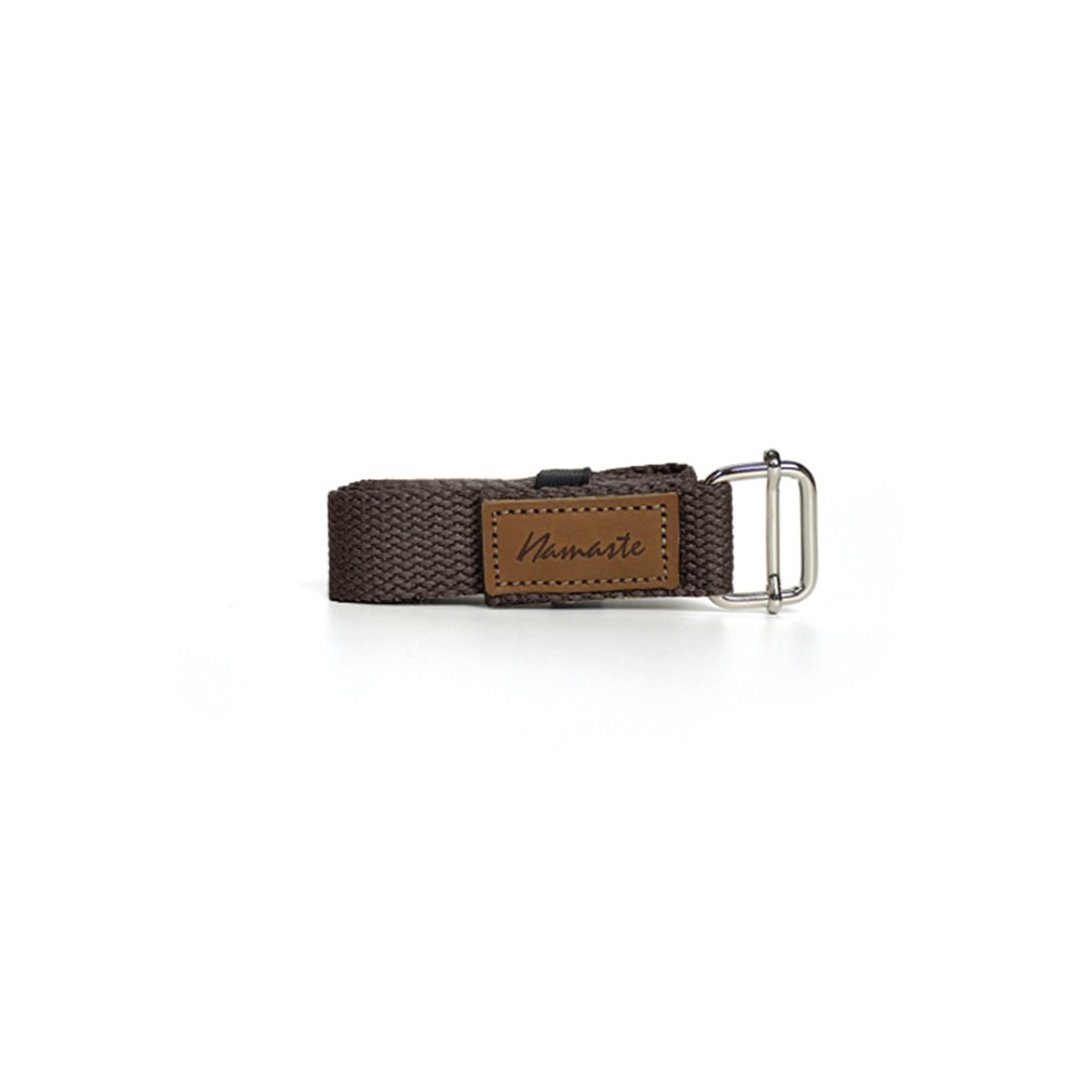 【NAMASTE】Iyengar Yoga Strap 艾扬格瑜珈绳(宽2.54cm) - 棕色 - 运动/健身用品 - 棉 咖啡色