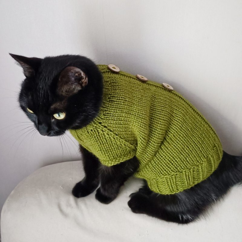 Cat jumper Sweater for pets Sweater for cat Sphynx cats sweaters Dog sweaters - 衣/帽 - 羊毛 