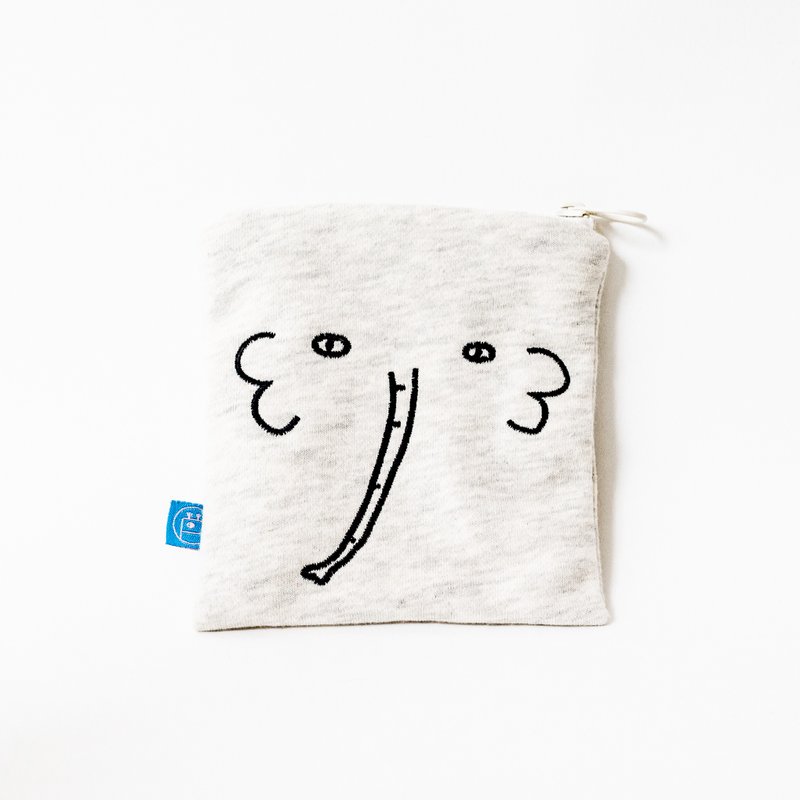 2017年夏天满额礼物 ▋ 大象零钱包 ▋（满1500元会赠送一个，不需要下单，满额就会送给你～） - 零钱包 - 棉．麻 白色