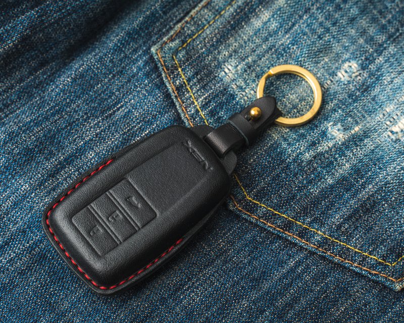 本田 HONDA NSX CRV CRV5 HRV Fit HEV HR-V 汽车钥匙包 钥匙皮套 - 钥匙链/钥匙包 - 真皮 黑色