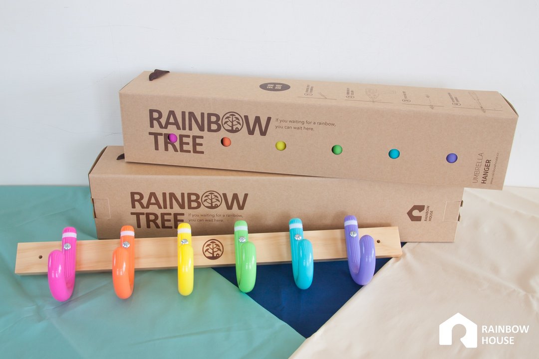 Rainbow House 手作彩虹挂勾-成双优惠 (不寄送国外) - 收纳用品 - 其他材质 多色
