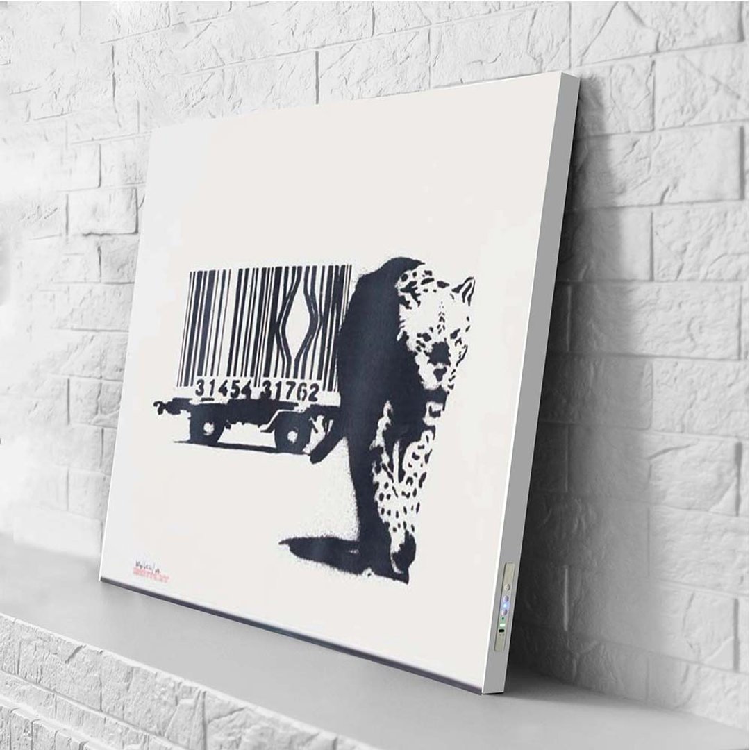 【英国 Banksy】蓝牙画布音箱联名款 Barcode-条码 - 扩音器/喇叭 - 木头 多色