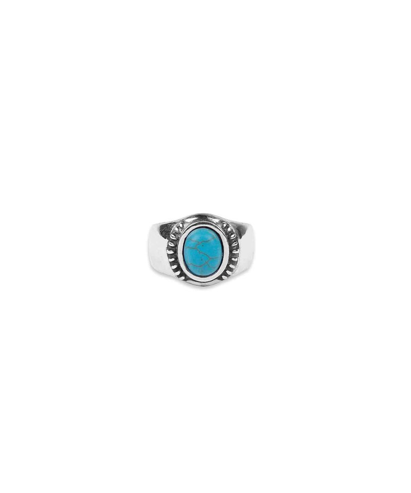 Eagle Turquoise Ring - 戒指 - 纯银 