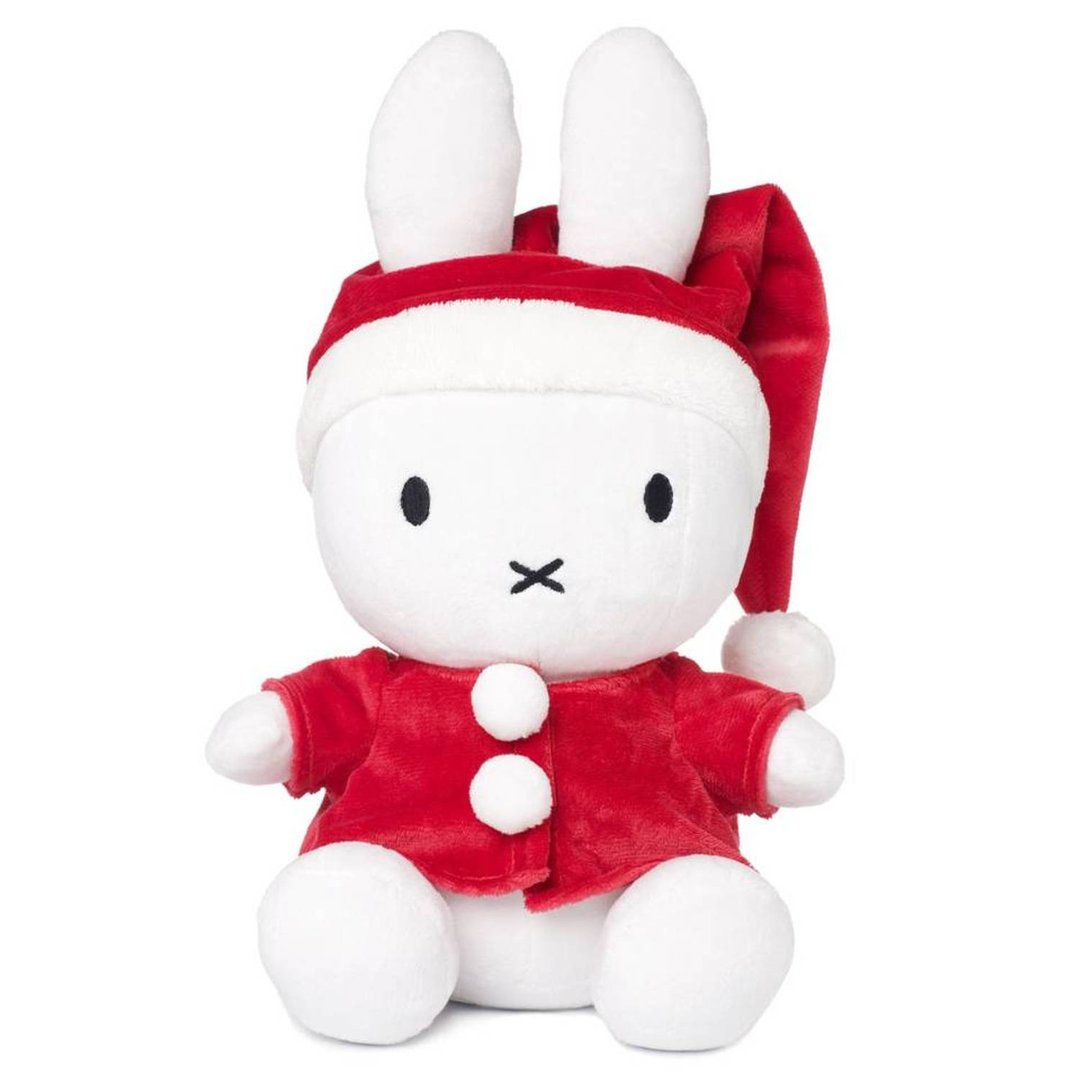 荷兰 Bon Ton Toys | Miffy 米飞兔 娃娃 圣诞装 坐姿 - 玩偶/公仔 - 其他材质 红色