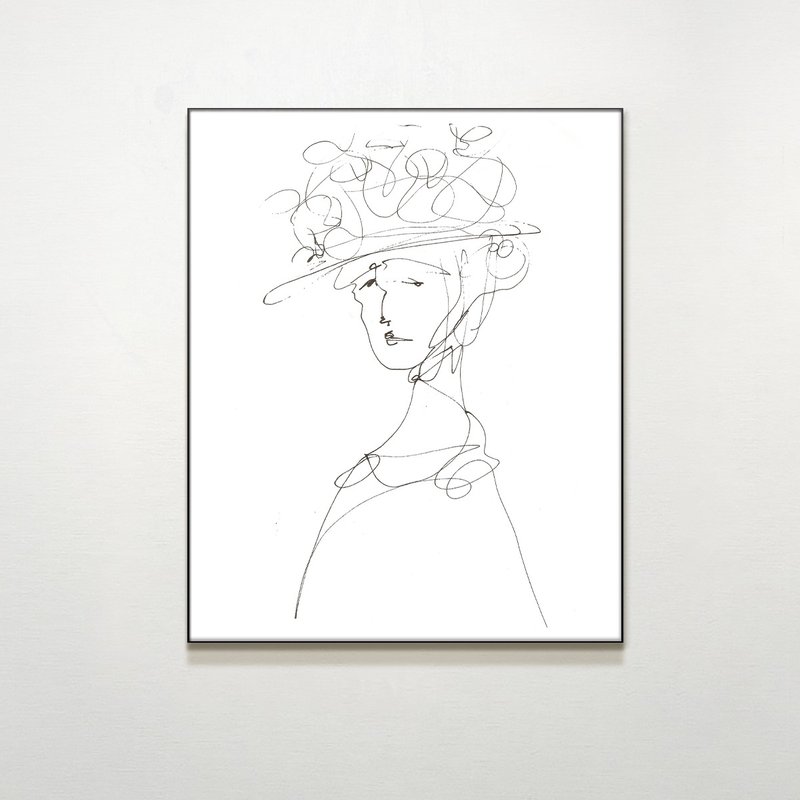 人之三 / Lara Chen.插画.挂画.公平交易.家居布置.空间装潢 - 海报/装饰画/版画 - 防水材质 