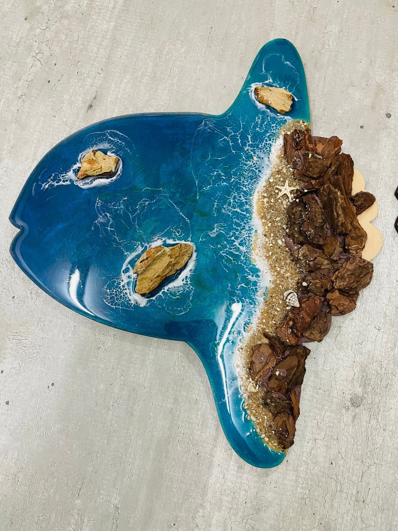 海洋风造型板壁画 - 海报/装饰画/版画 - 树脂 蓝色