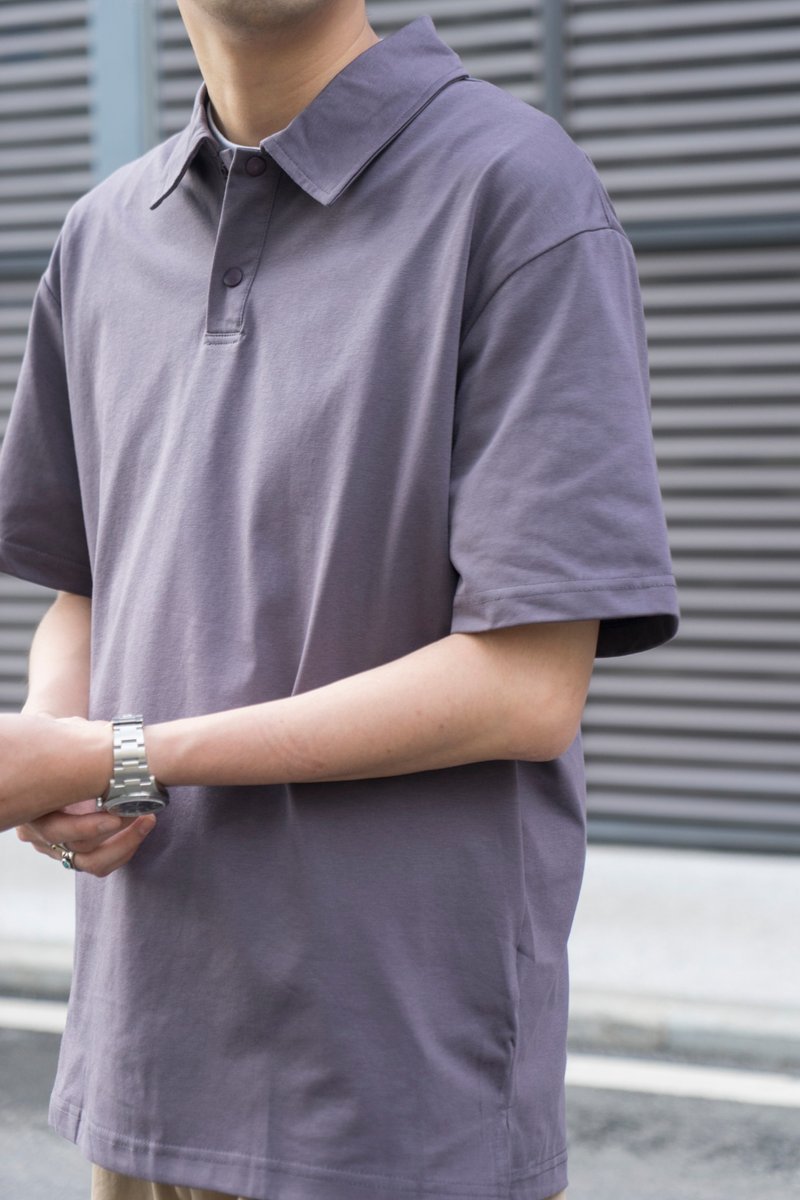 POLO 两色纯色速干面料 户外风格短袖翻领POLO衫基础款青年 - 男装上衣/T 恤 - 棉．麻 