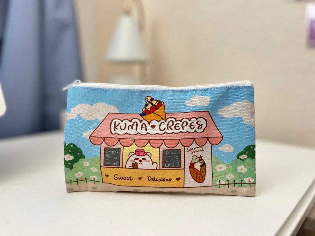 【雪啤啤食家主题系列】可丽饼店 | 化妆袋 - 化妆包/杂物包 - 其他材质 多色