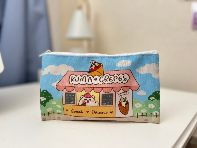 【雪啤啤食家主题系列】可丽饼店 | 化妆袋 - 化妆包/杂物包 - 其他材质 多色