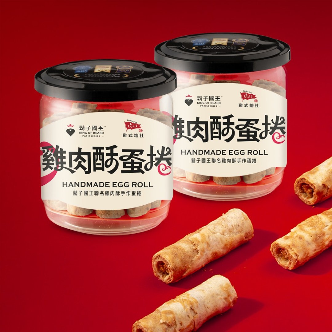 鸡肉酥蛋卷10罐组 - 零食/点心 - 其他材质 红色