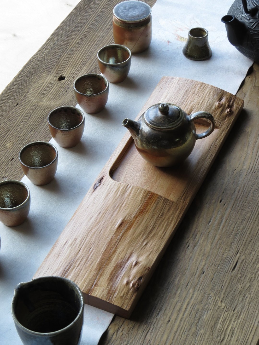 HO MOOD 解构系列—手作 原木茶盘 - 杯垫 - 木头 咖啡色
