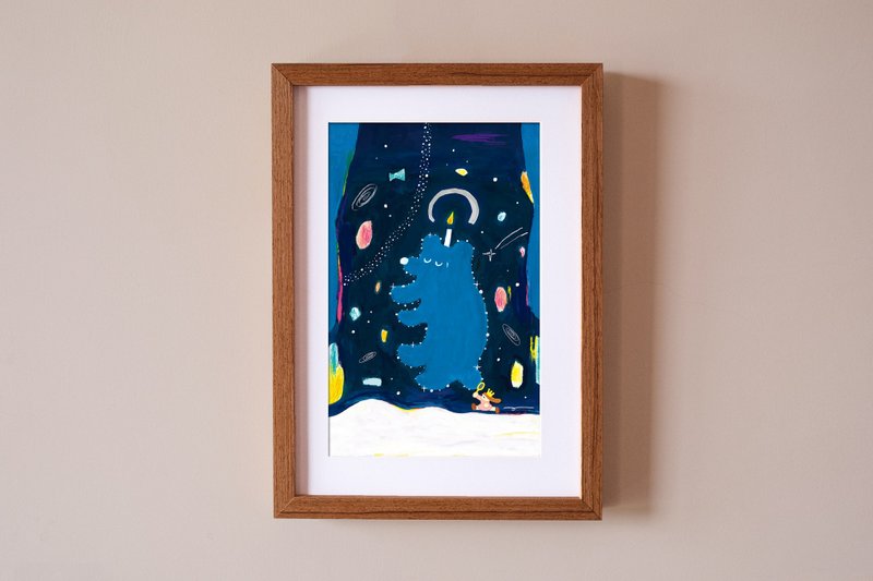 | You tell the best of me | 复制画 ( 含框 ) - 海报/装饰画/版画 - 纸 蓝色