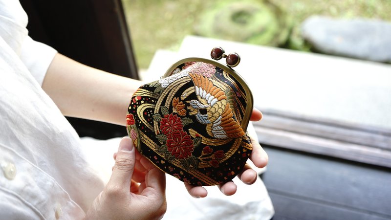 *母亲节精选*金襴凤凰丸纹青蛙眼口金包 - 皮夹/钱包 - 其他材质 