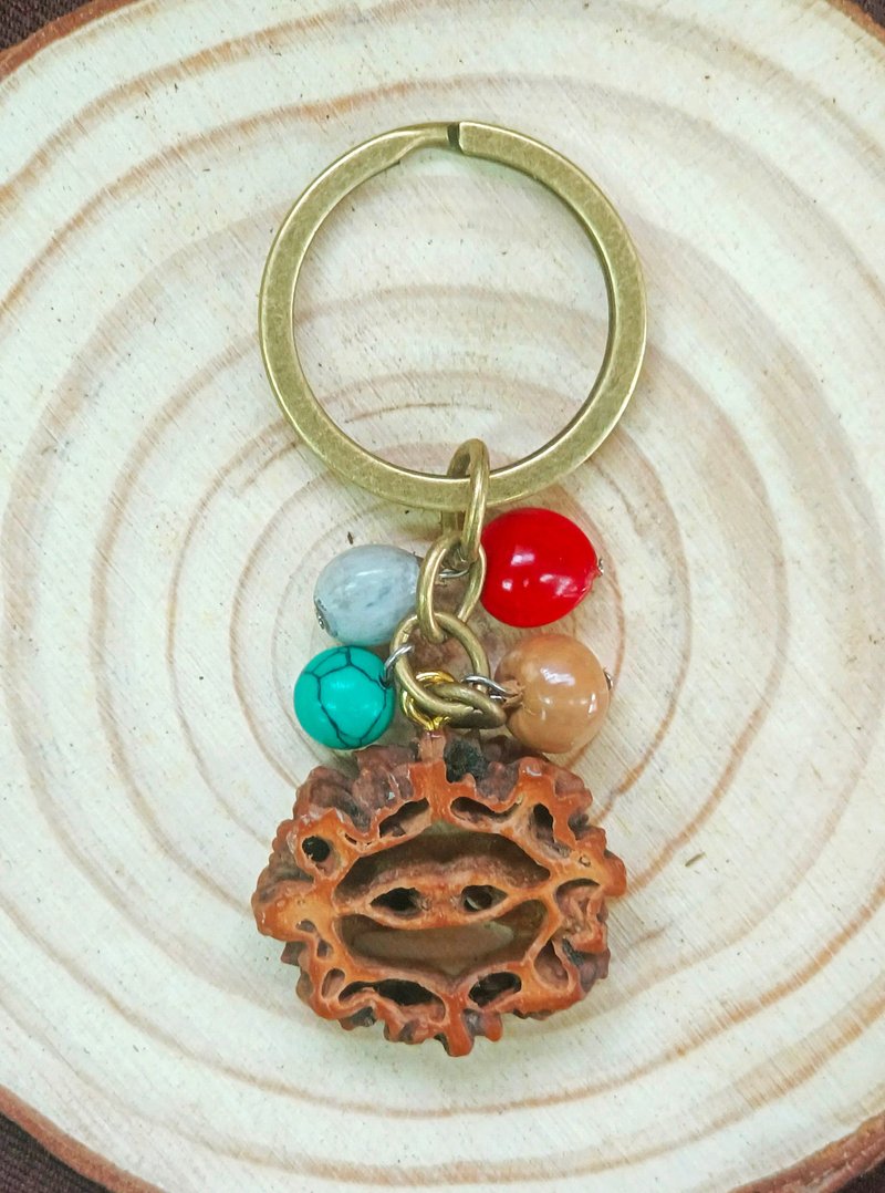 果实种子钥匙圈-长寿平安。 - 钥匙链/钥匙包 - 其他材质 