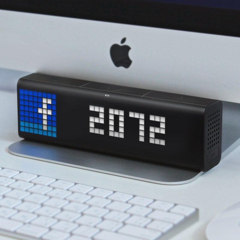 LaMetric Time 智能时钟 - 电脑配件 - 聚酯纤维 黑色