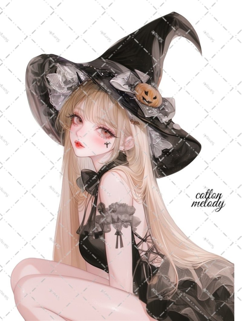 原创贴纸 no.6772 人物贴纸 原创贴纸 人物贴纸 女孩贴纸 原创人物贴纸 - 贴纸 - 纸 