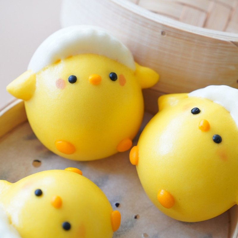 美姬馒头 早安小鸡鲜乳奶黄包 一盒6入 - 其他 - 其他材质 