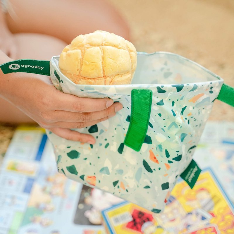 好日子 | Pockeat环保食物袋(小食袋)-阿嬷家 - 便当盒/饭盒 - 塑料 绿色