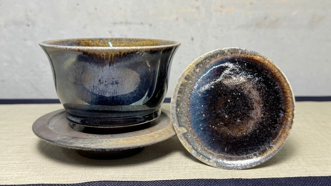 三才盖碗/柴烧/杨博戎 - 茶具/茶杯 - 陶 