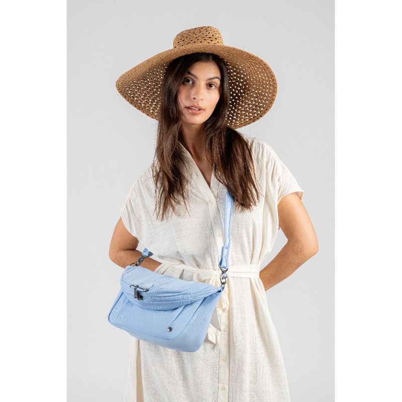 Pacsafe Citysafe CX | 五大 防盗 斜后背 两用包 8L 蓝#20410 - 侧背包/斜挎包 - 环保材料 蓝色