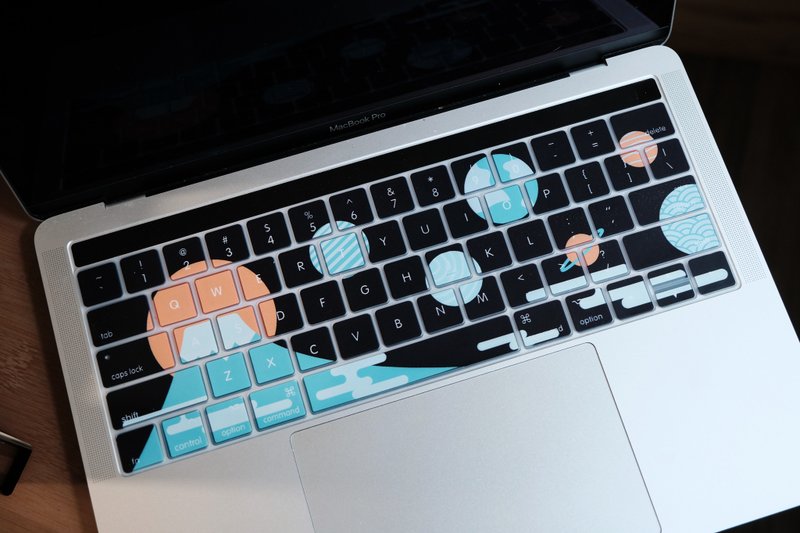 黑魂版 星球与富士山防尘防水键盘膜 MacBook / iPad - 电脑配件 - 塑料 黑色