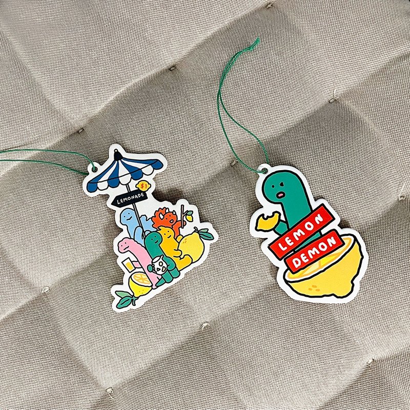 JOGUMAN-柠檬系列香氛片(BRACHIO柠檬款-草本调/柠檬阳伞款-花香) - 香薰/精油/线香 - 其他材质 